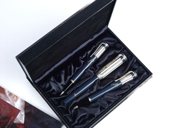 MONTBLANC - Una penna stilografica, una penna a sfera e un portamine - serie Charles Dickens