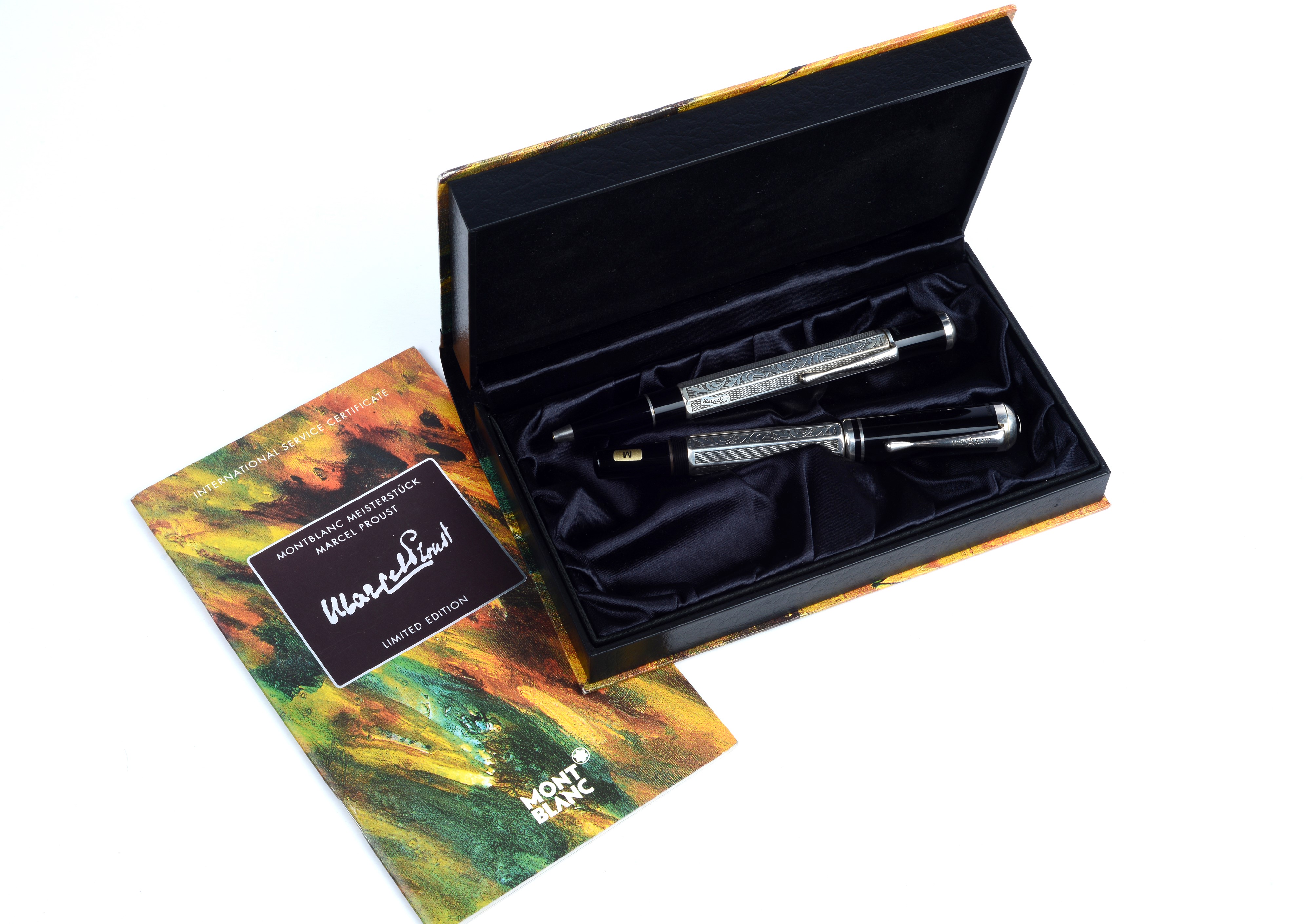 Montblanc - Una Penna a Sfera e una Penna Stilografica - Serie Marcel Proust
