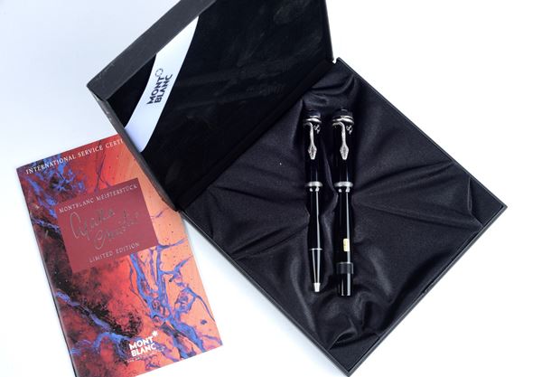 MONTBLANC - A ballpoint pen and a fountain pen - Agatha Cristie series