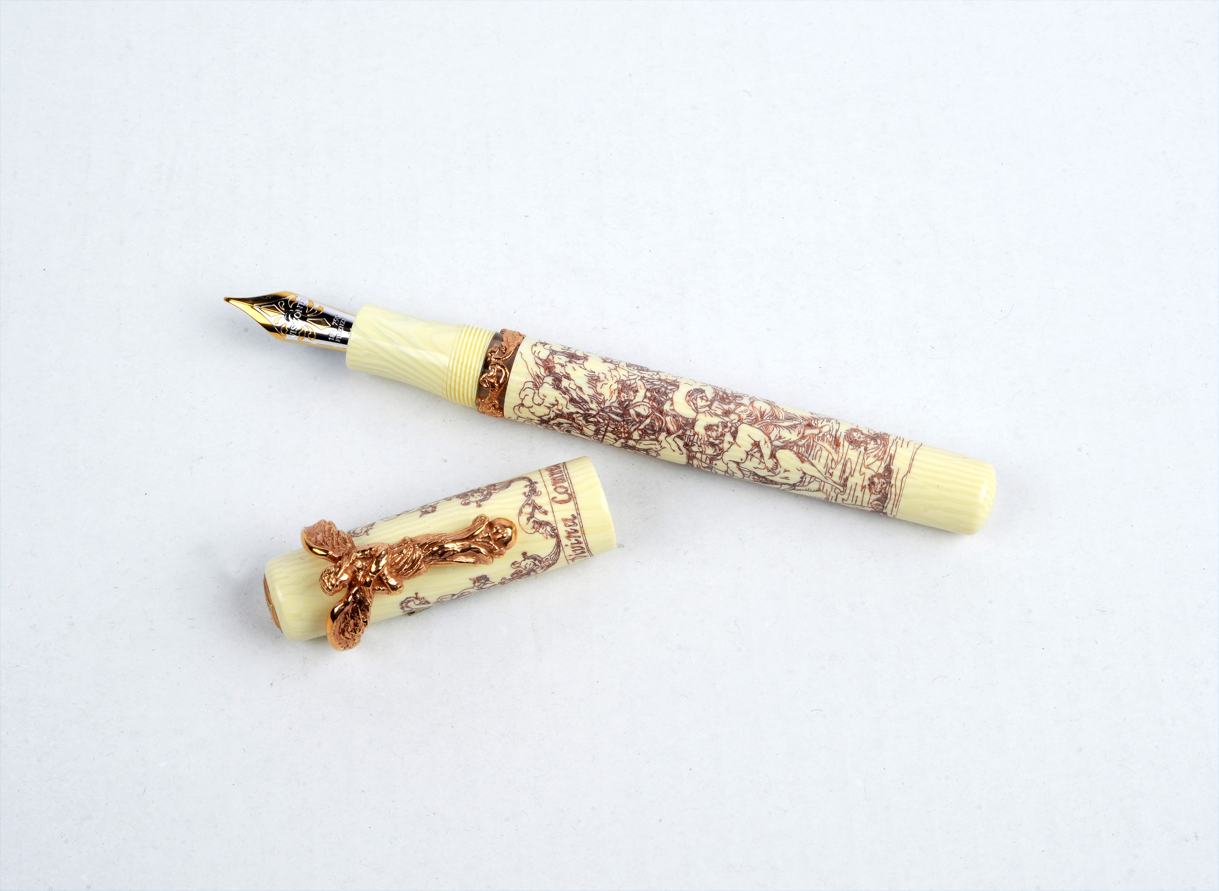 Visconti - Penna Stilografica Divina Commedia - Oro Rosa