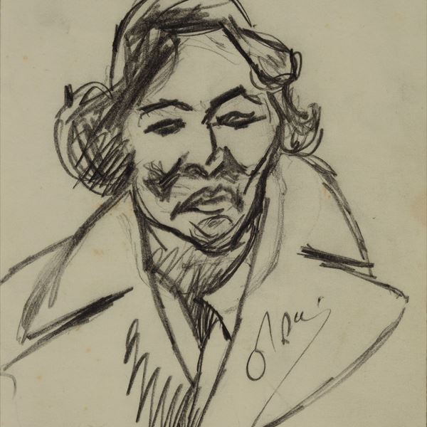 Ottone Rosai - Portrait of Leo Mattioli's sister