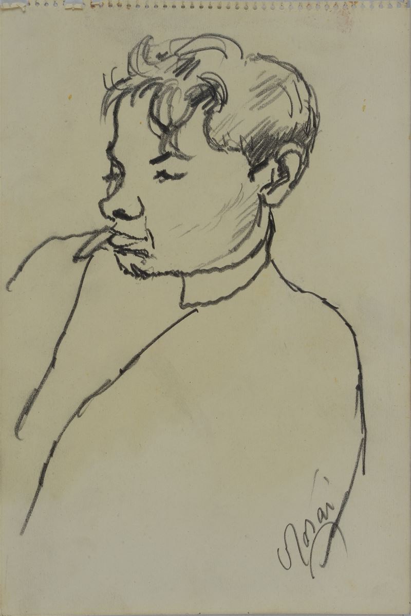 Ottone Rosai - Ritratto di Giovane