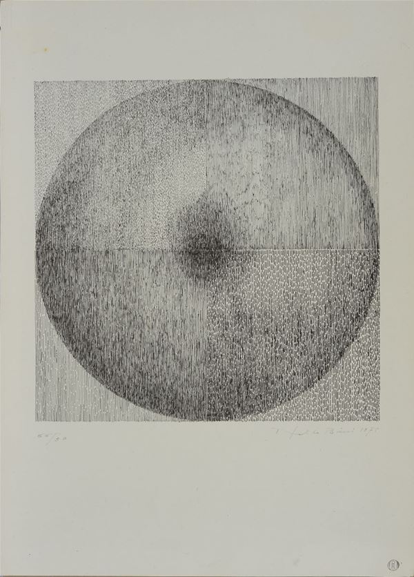 Nello Bini : Globe  (1975)  - Etching - Auction GRAPHICS, AND EDITIONS - Galleria Pananti Casa d'Aste