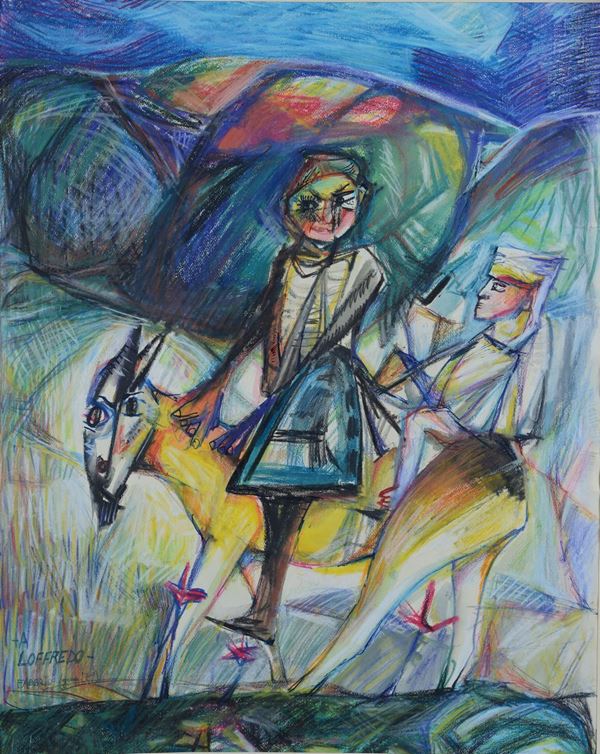 Claudio Fabbris : Without title  (1979)  - Pastels on paper - Auction MODERN AND CONTEMPORARY ART - Galleria Pananti Casa d'Aste