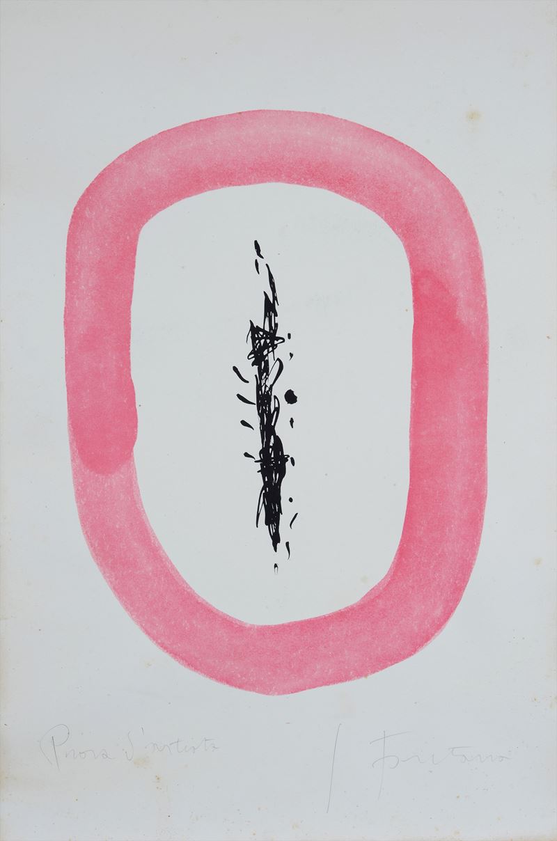 Lucio Fontana - Senza Titolo