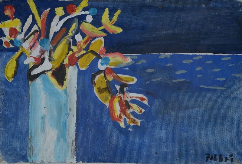 Alfredo Fabbri - Vaso con Fiori