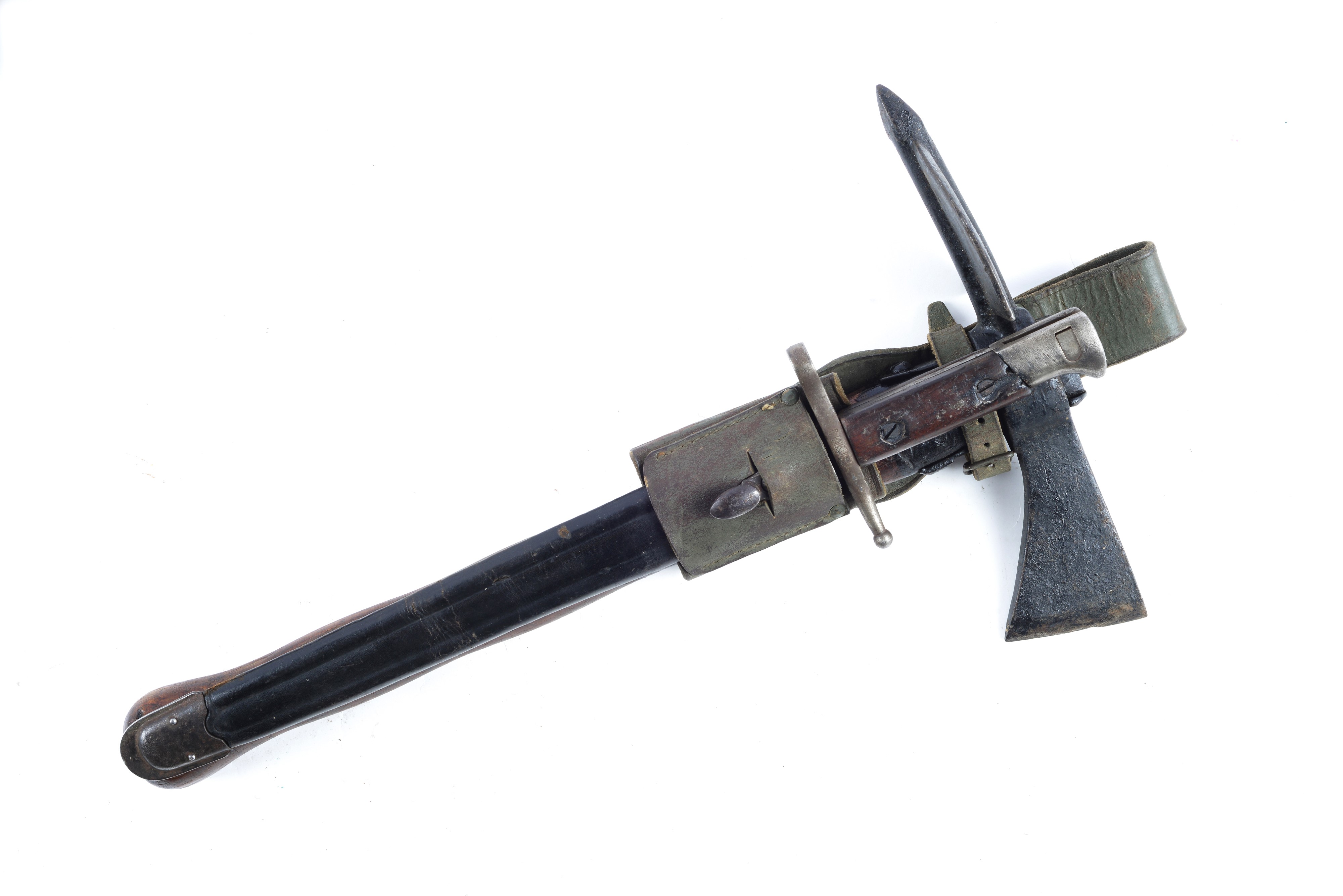 Doppia Tasca con Baionetta 1891 e Zappetta