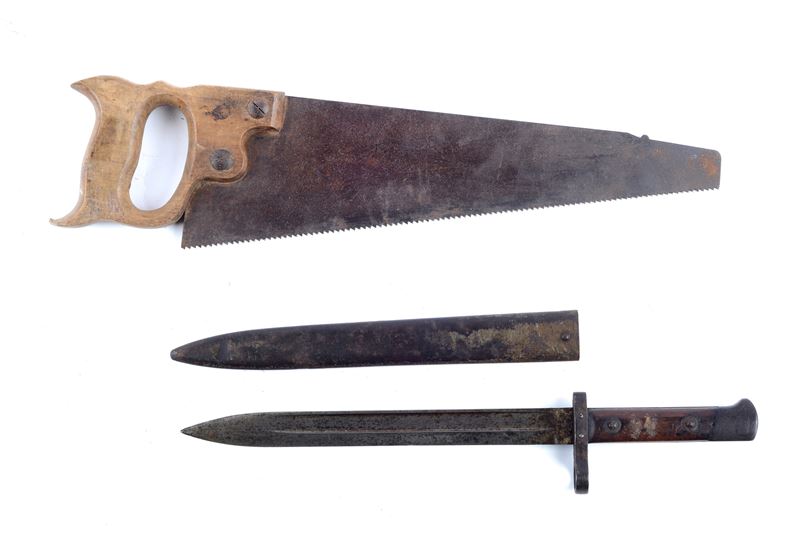 Segaccio del Genio Militare e Baionetta Steyr Mannlicher 1895