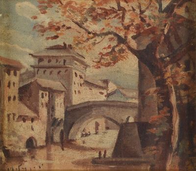 Scorcio di Paese con Ponte