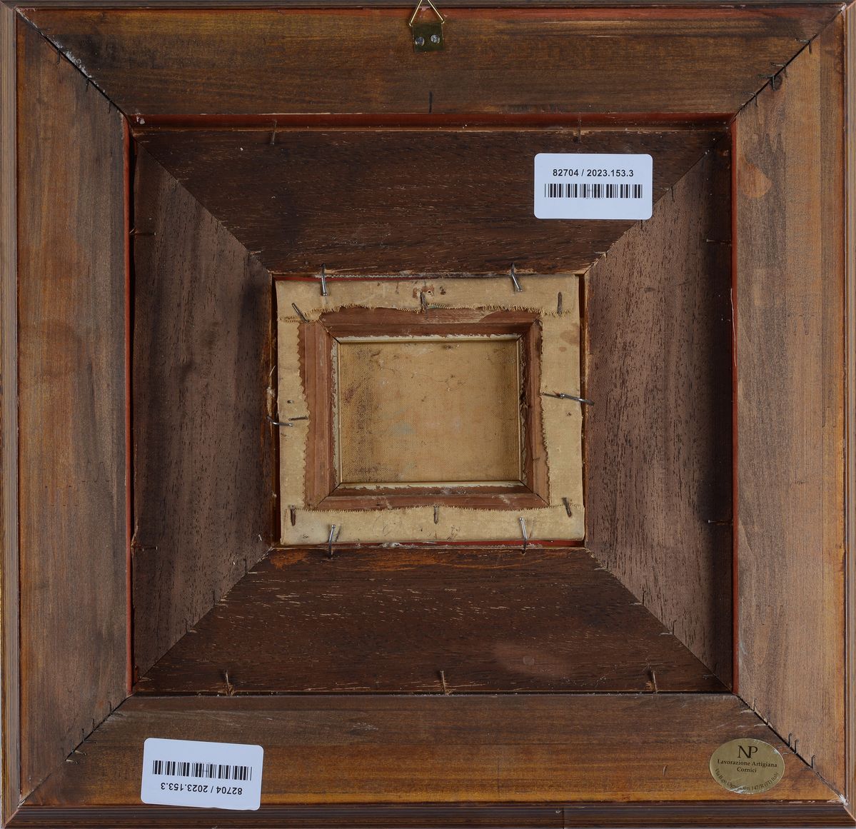 Anonimo, XX Sec. - Scorcio di Paese con Ponte