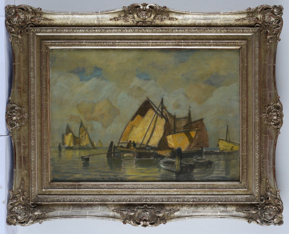 Ludwig Dill - Pescherecci Veneziani