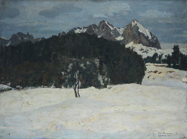 Felix  B&#252;rgers - Paesaggio invernale