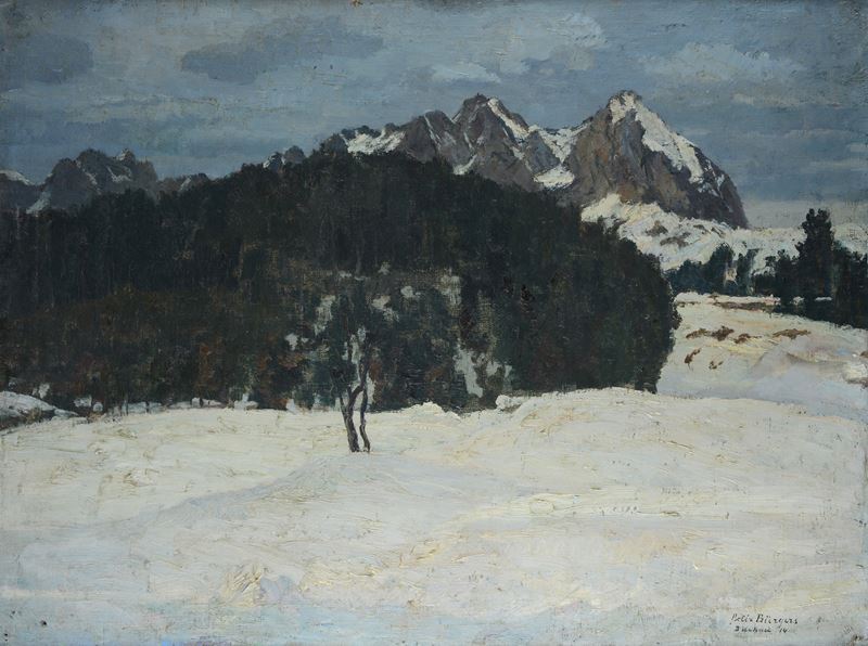 Felix Bürgers - Paesaggio Invernale