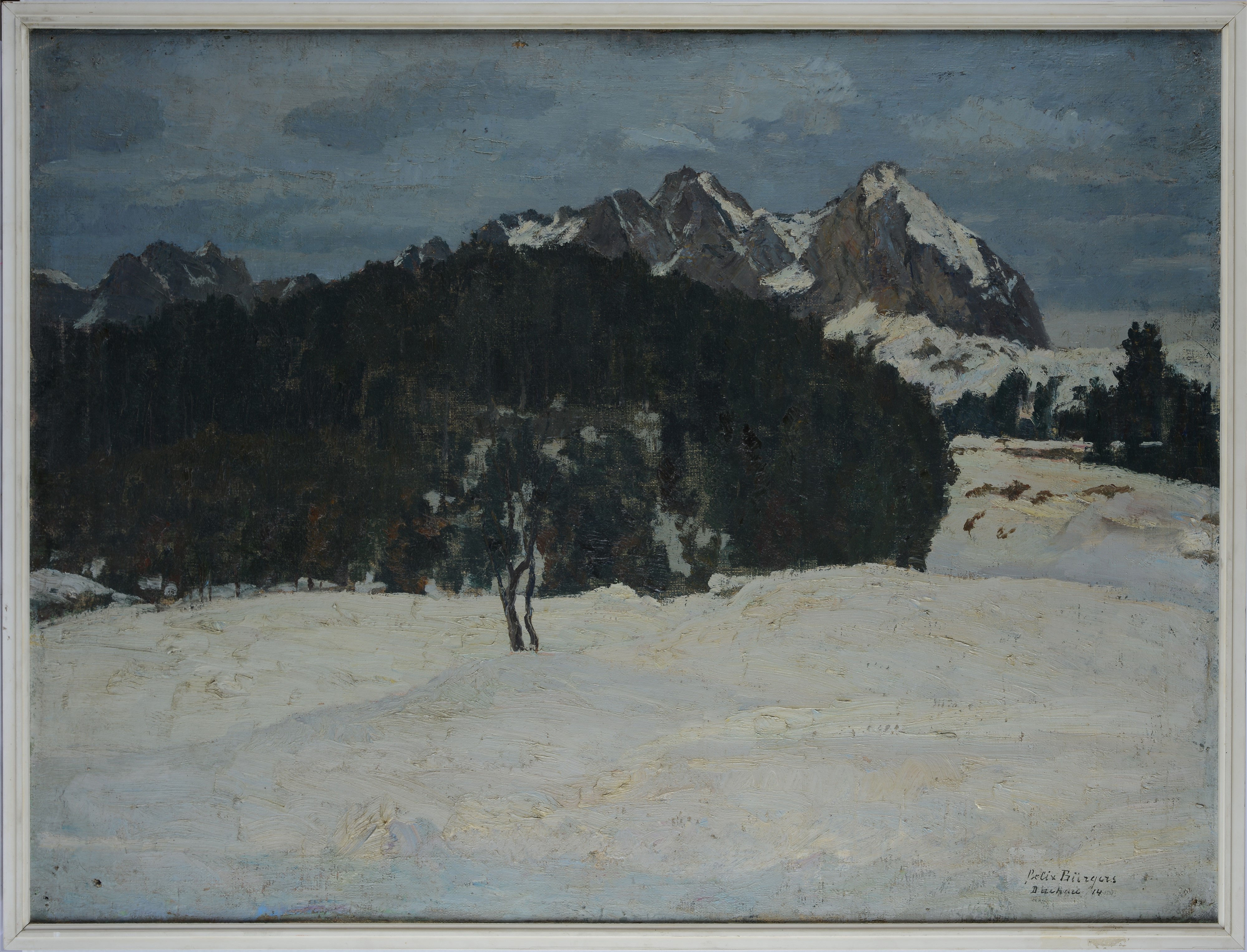 Felix Bürgers - Paesaggio Invernale