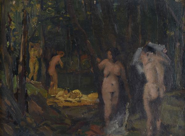 Paul Erbe - Bagnanti nella foresta