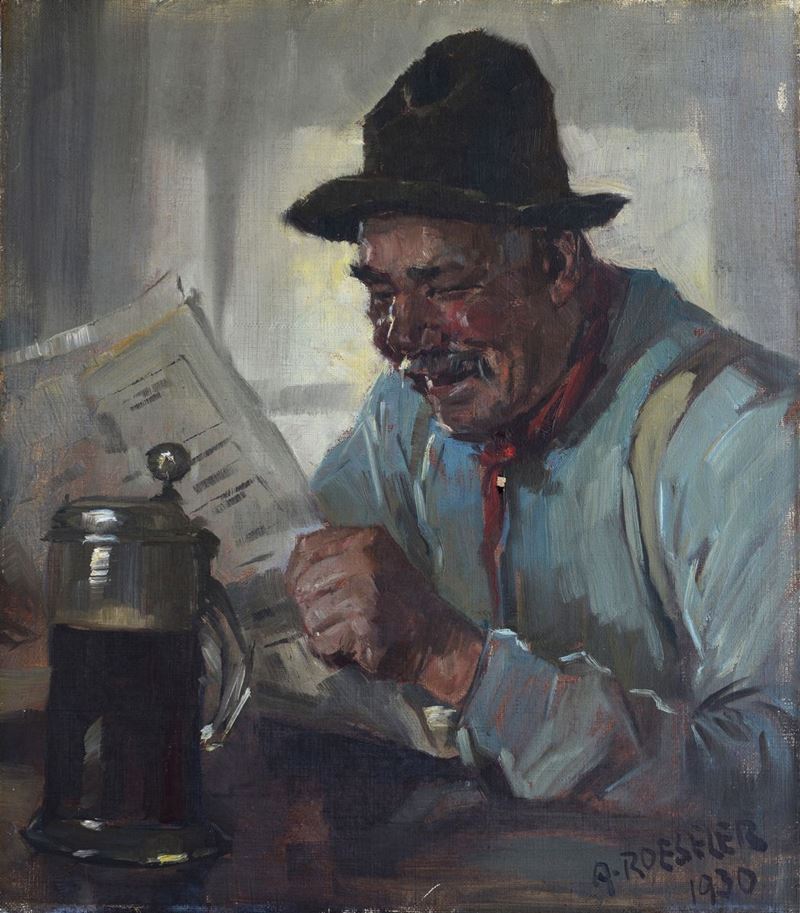 August Roeseler - La Lettura