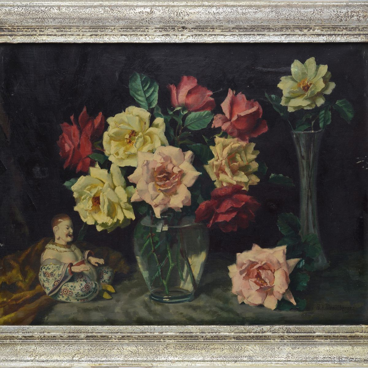 Wenzel Hermann Wendlberger - Vasi di Fiori con Porcellana Cinese