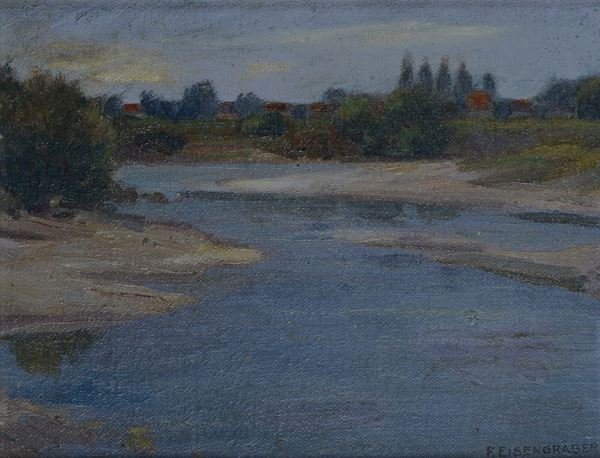 Karl Felix  Eisengr&#228;ber - River landscape