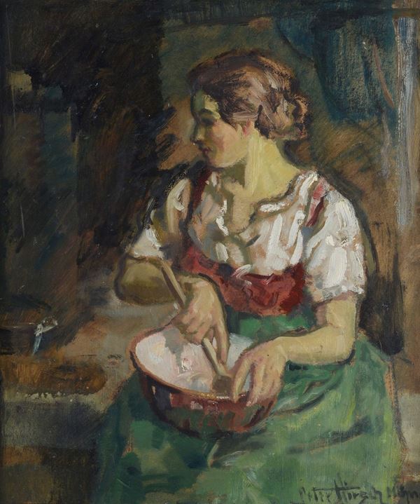 Peter Hirsch - Girl with bowl