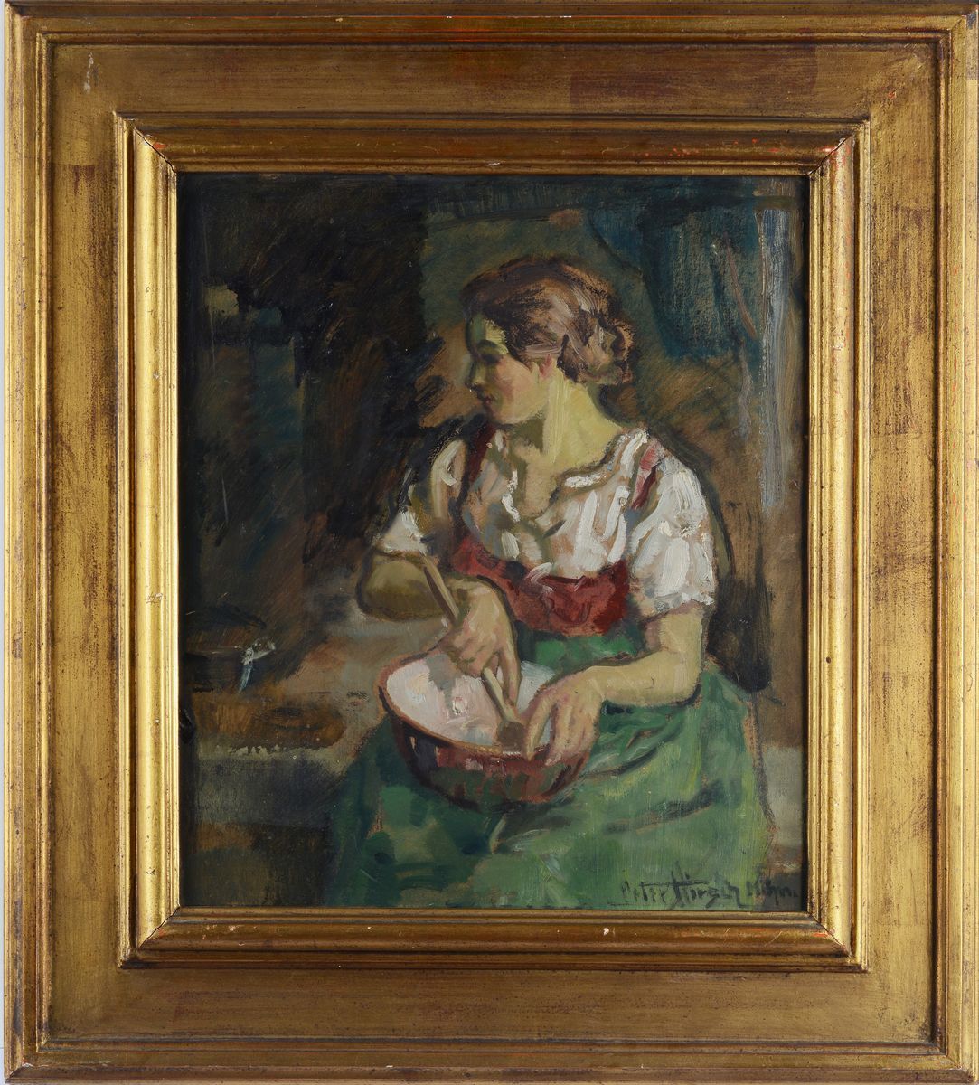 Peter Hirsch - Ragazza con Ciotola