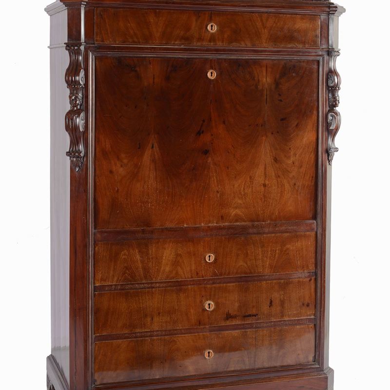 Secretaire in Mogano