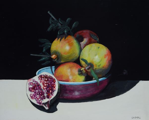 LABRAL - Still life with pomegranates