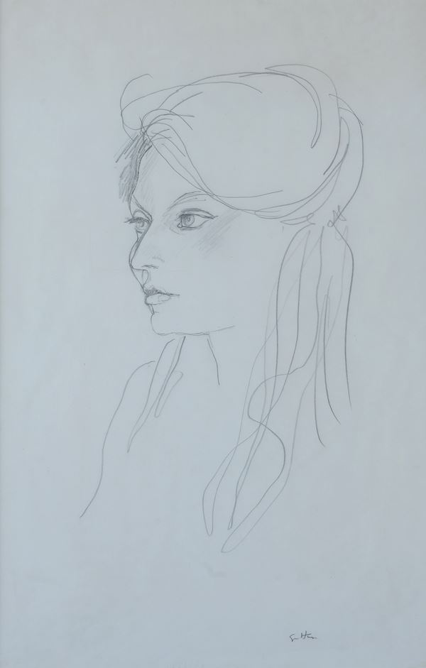Renato Guttuso - Woman's face