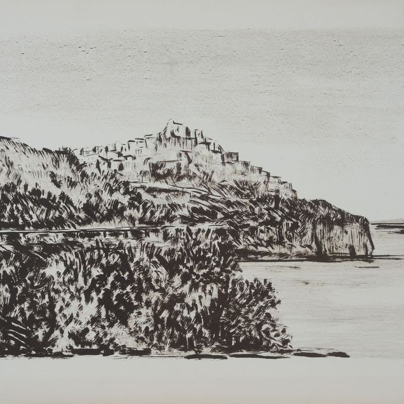 Domenico Purificato - Paesaggio con Ponte