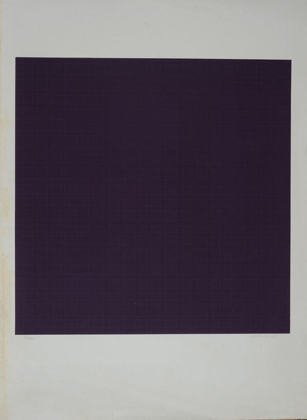 Oscar Piattella : Senza titolo  (1975)  - Litografia - Asta GRAFICA - Galleria Pananti Casa d'Aste