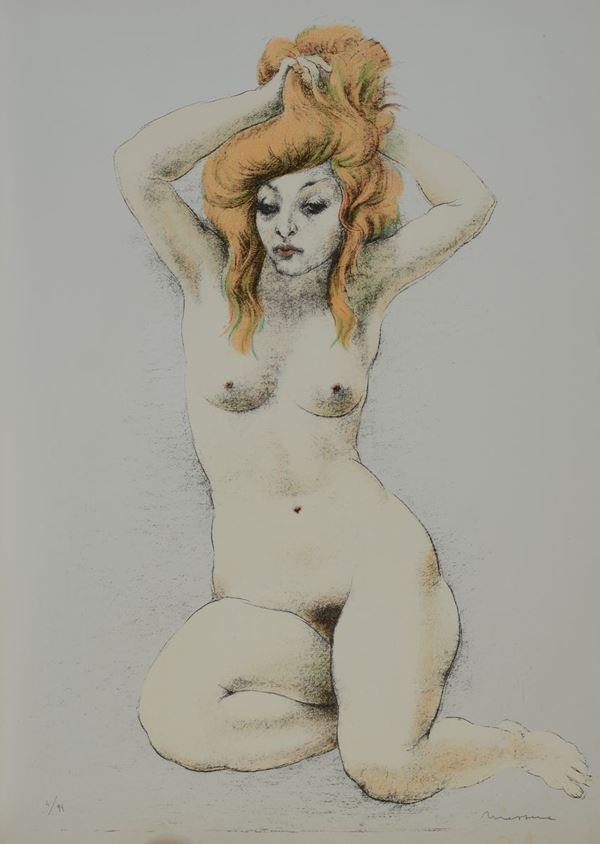 Francesco Messina : Amphitrix  (1977)  - Lithography - Auction GRAPHICS, AND EDITIONS - Galleria Pananti Casa d'Aste