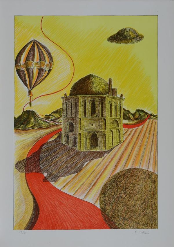 Magda Hatami Ciani : Al di là della realtà  - Litografia - Asta GRAFICA - Galleria Pananti Casa d'Aste