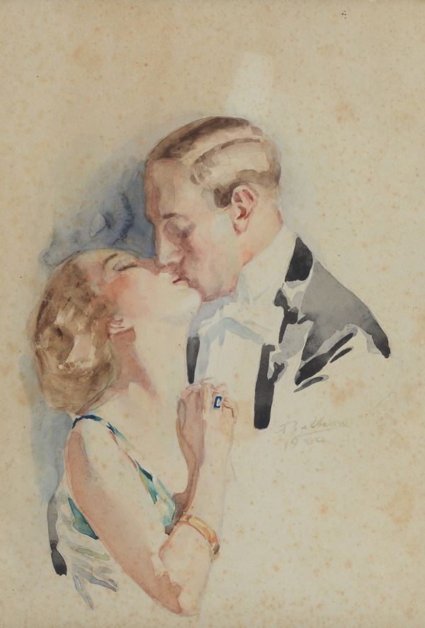 Achille Beltrame - Il bacio