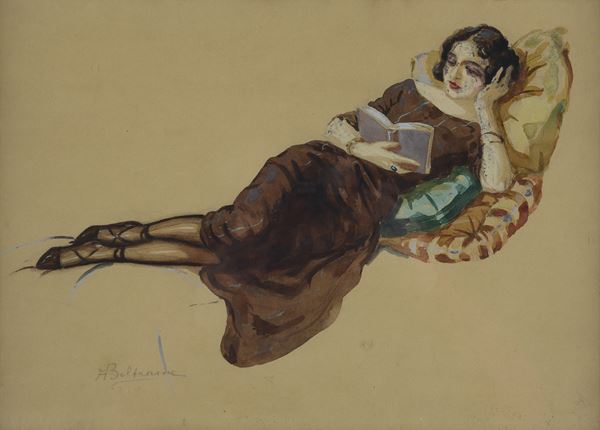 Achille Beltrame - La lettura