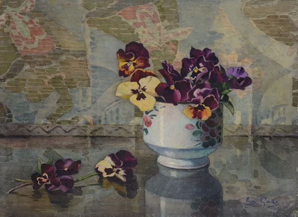 Anonimo, XX sec. - Pansy pot