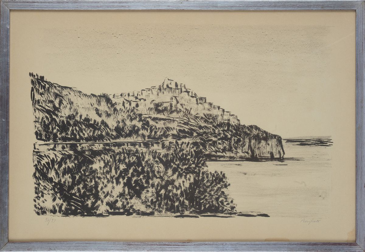 Domenico Purificato - Paesaggio con Ponte
