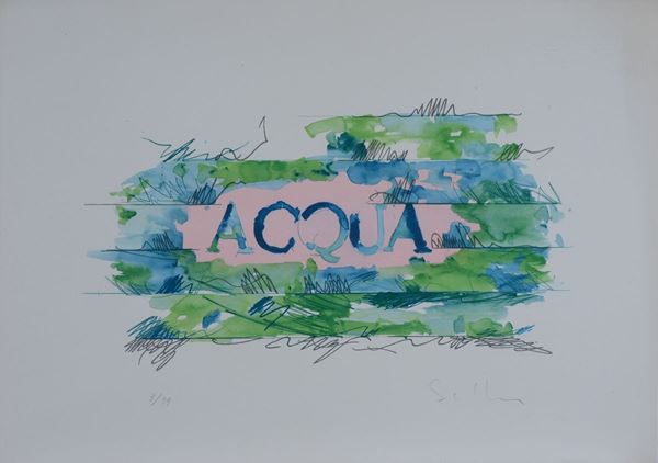 Mario Schifano - Acqua