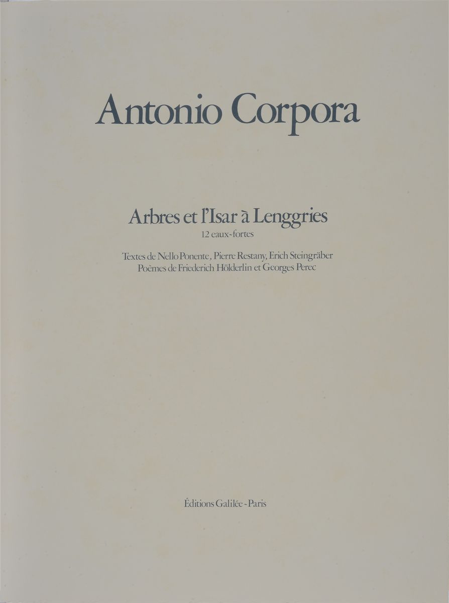 Antonio Corpora - Arbres Et L'isar À Lenggries