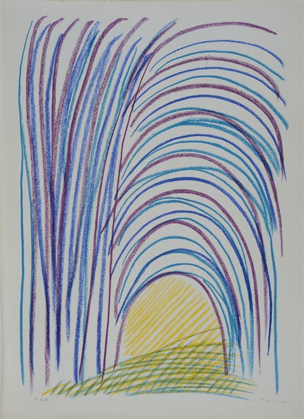 Giulio Turcato - Tunnel in bleu