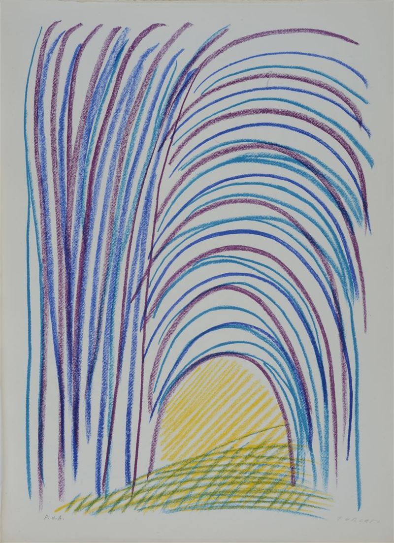 Giulio Turcato - Tunnel in Bleu