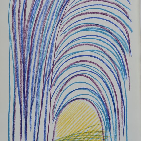 Giulio Turcato - Tunnel in bleu
