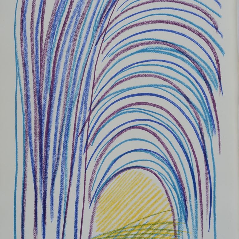 Giulio Turcato - Tunnel in Bleu