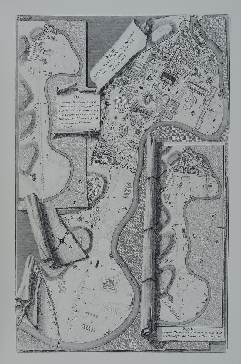 Giovanni Battista Piranesi - Il Campo Marzio Nell'antica Roma - Inventario dei Beni del 1778