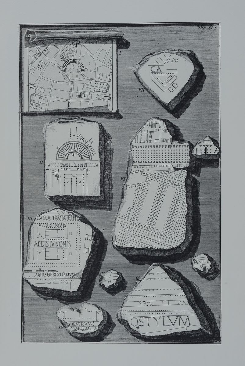 Giovanni Battista Piranesi - Il Campo Marzio Nell'antica Roma - Inventario dei Beni del 1778
