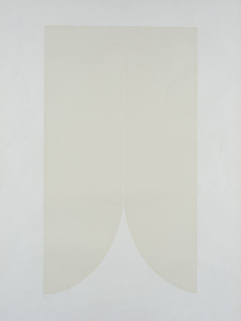 Alberto Burri - Bianchi e Neri II - a