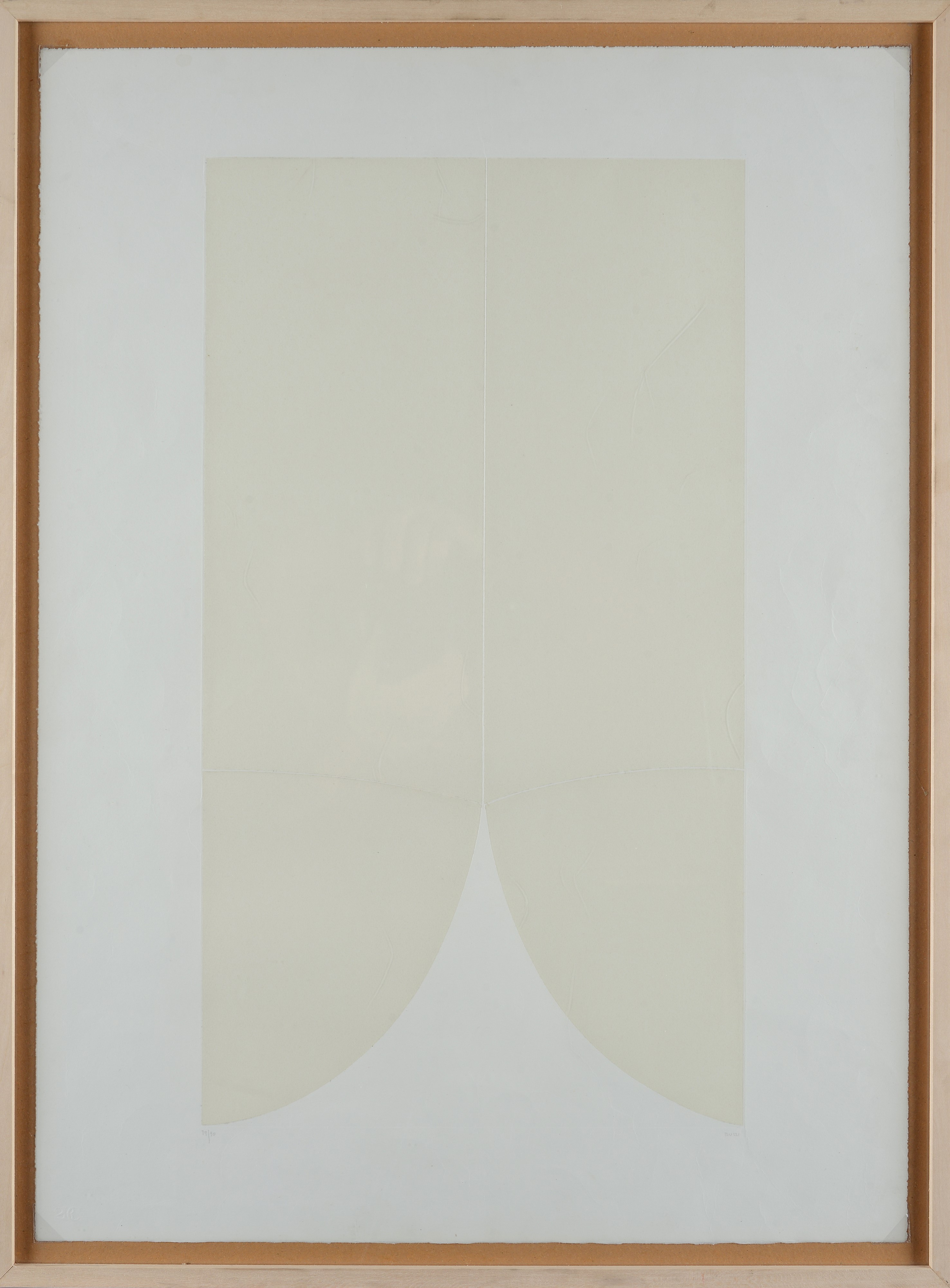 Alberto Burri - Bianchi e Neri II - a