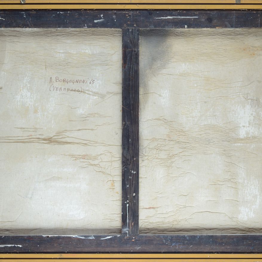 Adolfo Borgognoni - Paesaggio con Cane