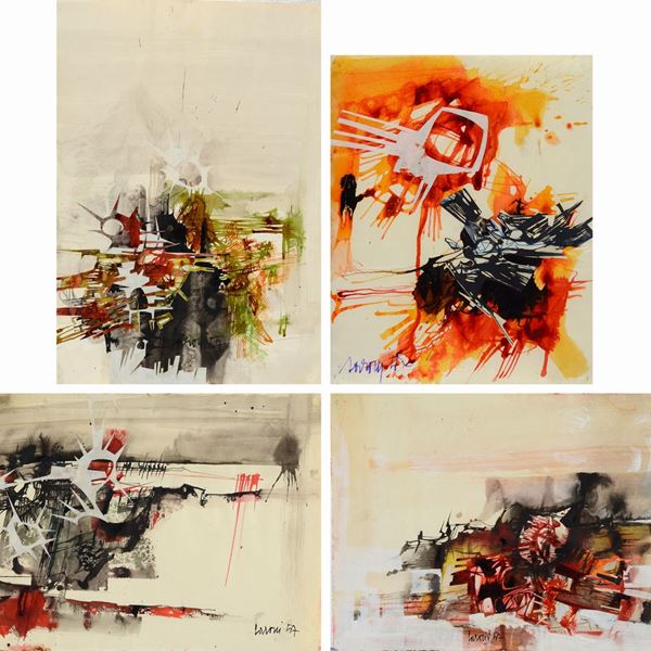 Sergio Saroni - Lot consisting of four works