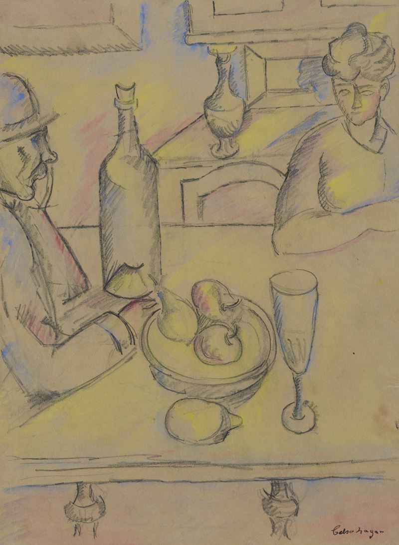 Celso Lagar - Figure al Tavolo