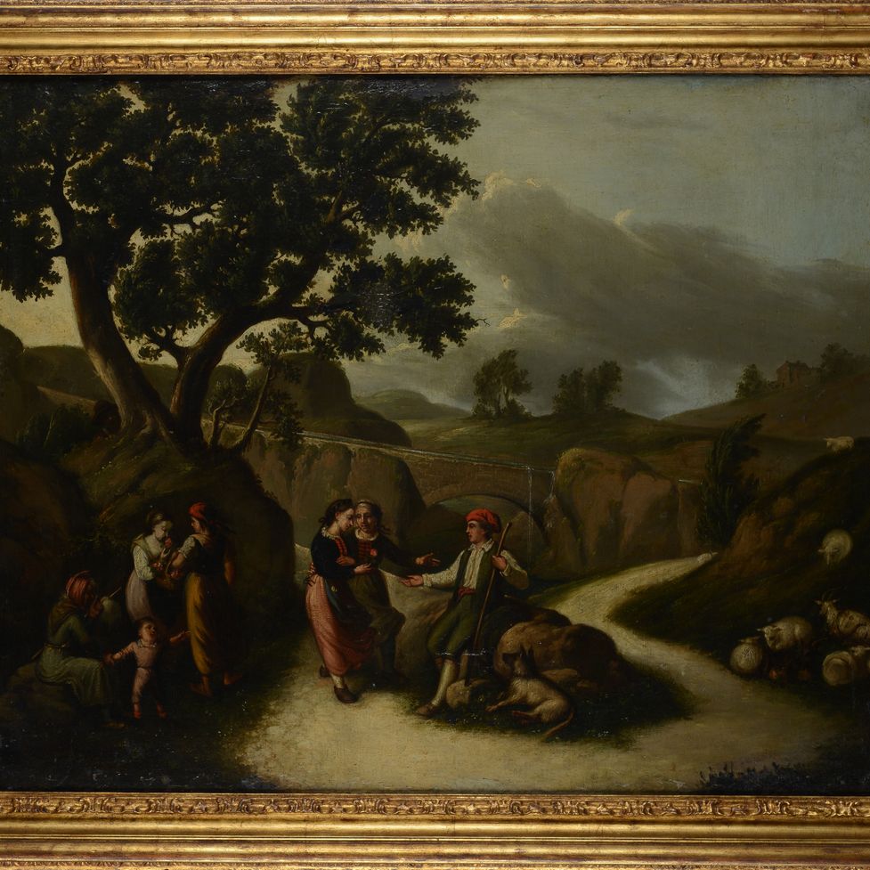 Anonimo, XVIII - XIX Sec. - Scena Campestre