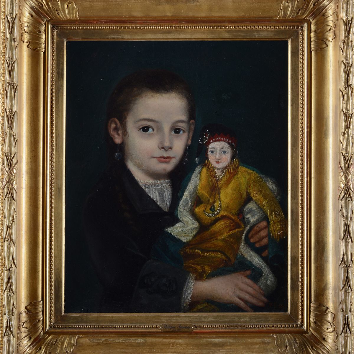 Philippe Rousseau - Bambina con Bambola